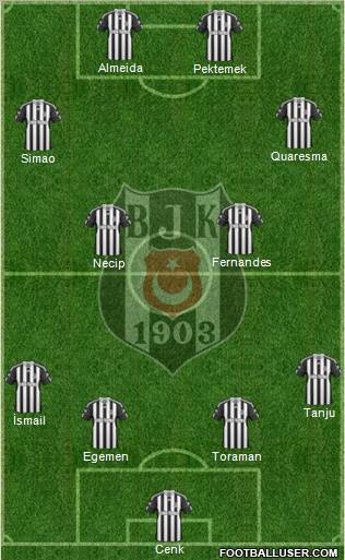 Besiktas JK Formation 2011