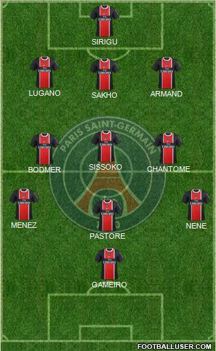 Paris Saint-Germain Formation 2011