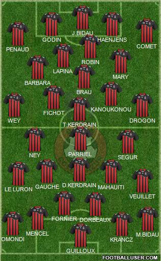 OGC Nice Côte d'Azur Formation 2011