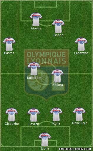 Olympique Lyonnais Formation 2011