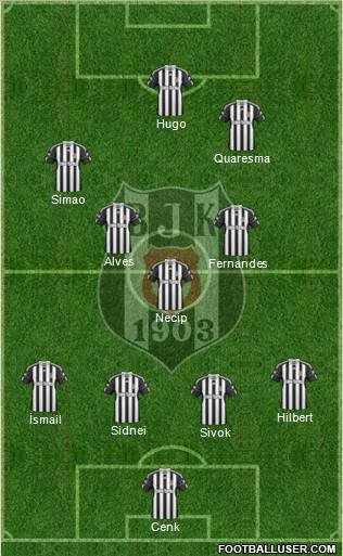 Besiktas JK Formation 2011