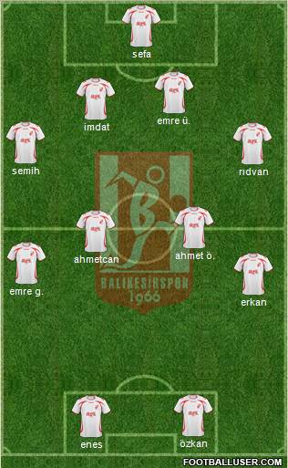 Balikesirspor Formation 2011