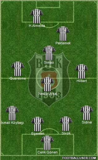 Besiktas JK Formation 2011