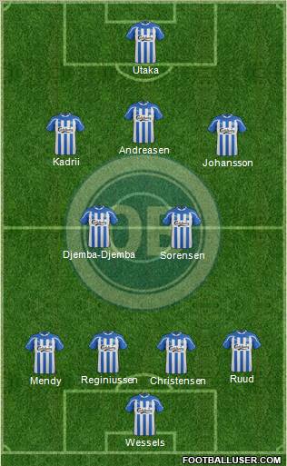 Odense Boldklub Formation 2011