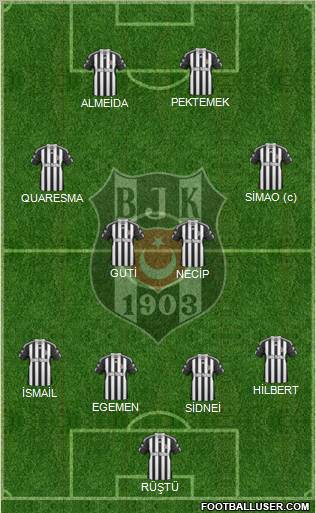 Besiktas JK Formation 2011