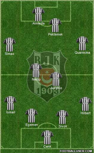 Besiktas JK Formation 2011