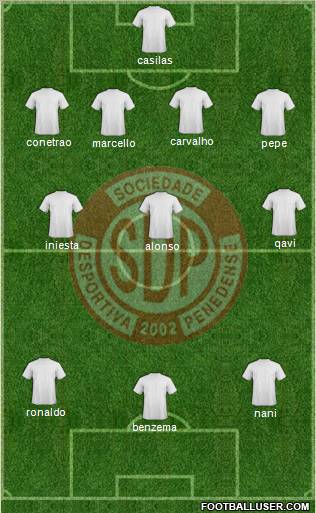 A Desportiva Penedense Formation 2011