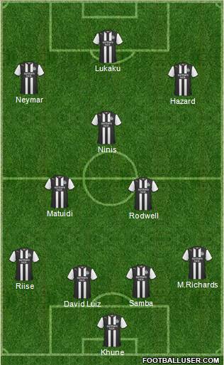 Newcastle United Formation 2011