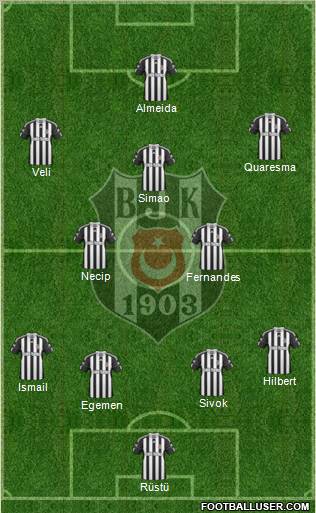Besiktas JK Formation 2011