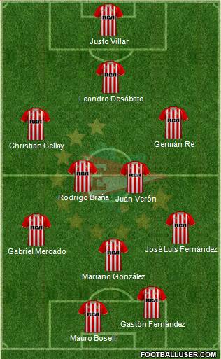 Estudiantes de La Plata Formation 2011