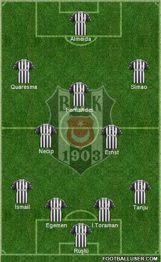 Besiktas JK Formation 2011