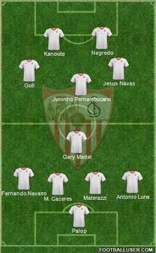 Sevilla F.C., S.A.D. Formation 2011
