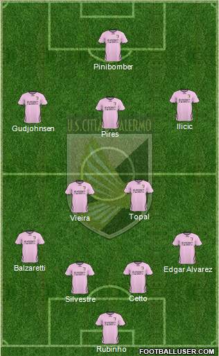 Città di Palermo Formation 2011
