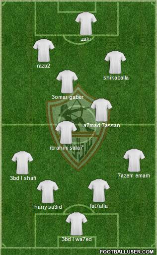 Zamalek Sporting Club Formation 2011