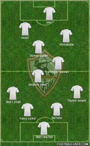 Zamalek Sporting Club football formation