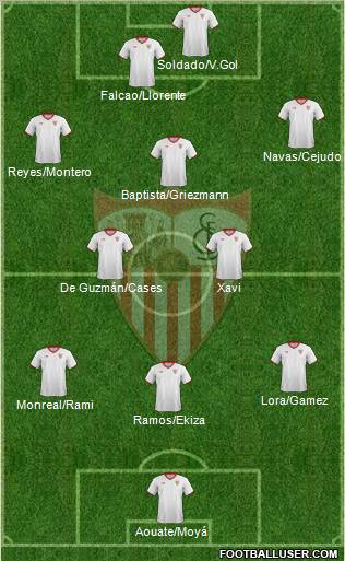 Sevilla F.C., S.A.D. Formation 2011