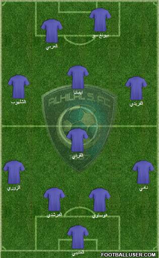 Al-Hilal (KSA) Formation 2011