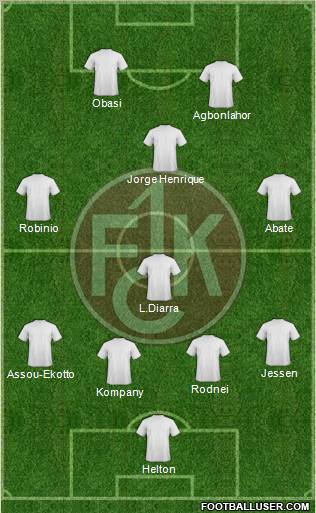 1.FC Kaiserslautern Formation 2011