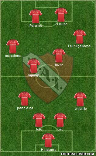 Independiente Formation 2011