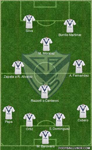 Vélez Sarsfield Formation 2011