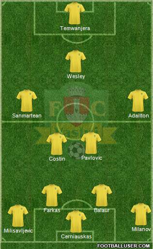 FC Vaslui Formation 2011