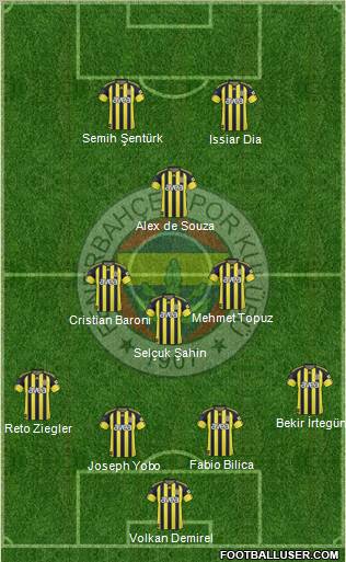 Fenerbahçe SK Formation 2011