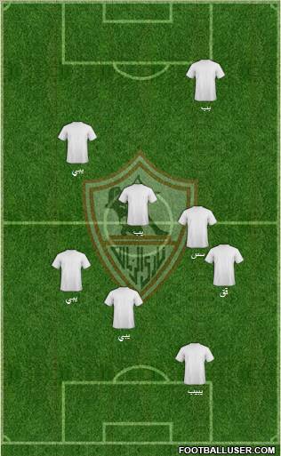 Zamalek Sporting Club Formation 2011