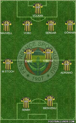 Fenerbahçe SK Formation 2011