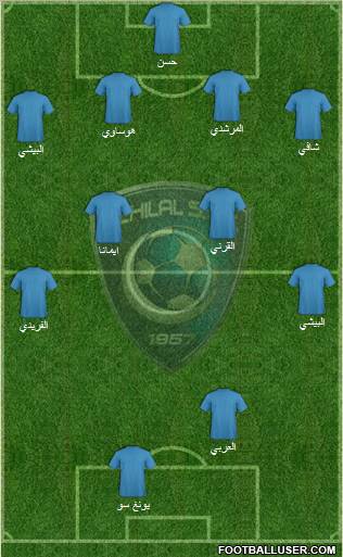 Al-Hilal (KSA) Formation 2011