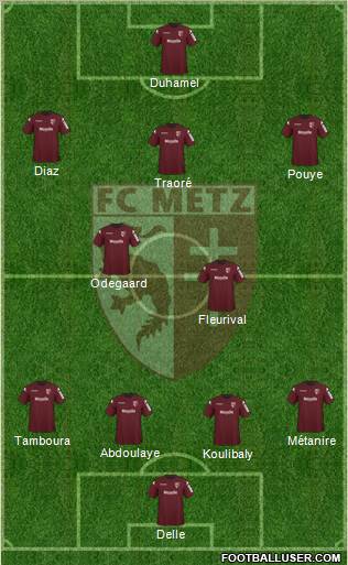 Football Club de Metz football formation