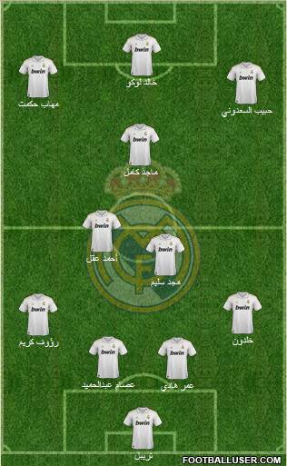 Real Madrid C.F. Formation 2011