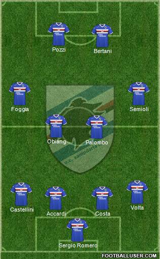 Sampdoria Formation 2011
