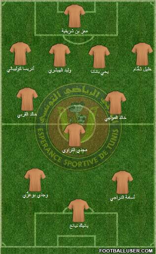 Espérance Sportive de Tunis Formation 2011