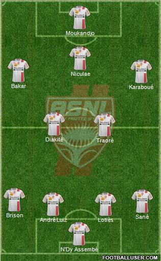 A.S. Nancy Lorraine Formation 2011