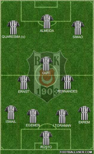 Besiktas JK Formation 2011