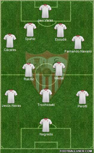 Sevilla F.C., S.A.D. Formation 2011