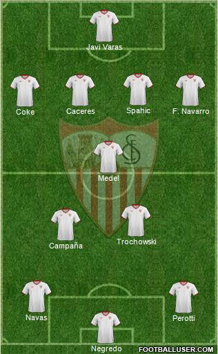 Sevilla F.C., S.A.D. Formation 2011