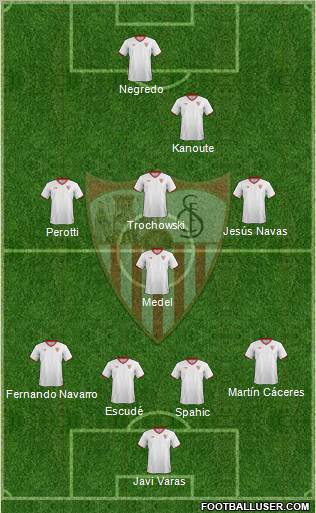 Sevilla F.C., S.A.D. Formation 2011