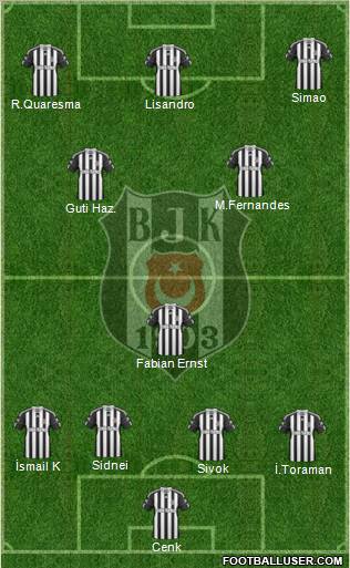Besiktas JK Formation 2011