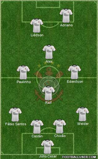 SC Corinthians Paulista Formation 2011