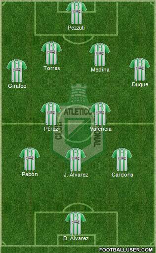 CDC Atlético Nacional Formation 2011