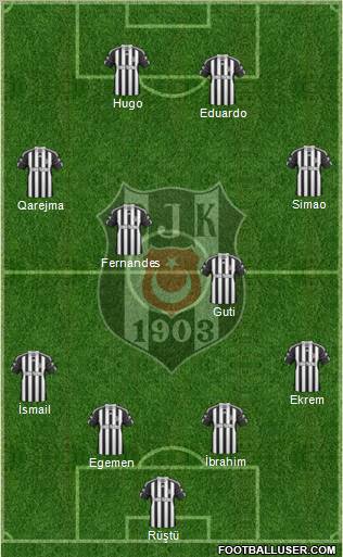 Besiktas JK Formation 2011