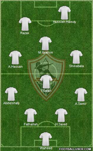 Zamalek Sporting Club football formation