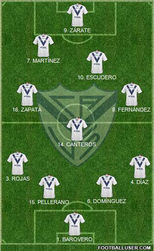 Vélez Sarsfield Formation 2011