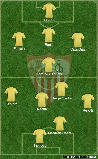 Sevilla F.C., S.A.D. Formation 2011