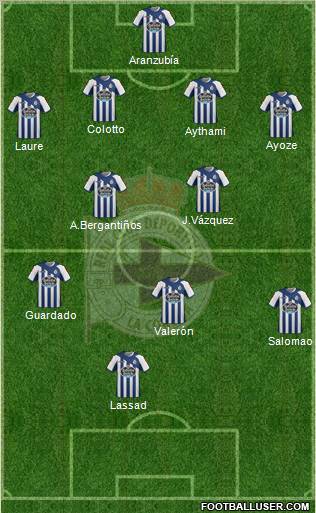 R.C. Deportivo de La Coruña S.A.D. Formation 2011