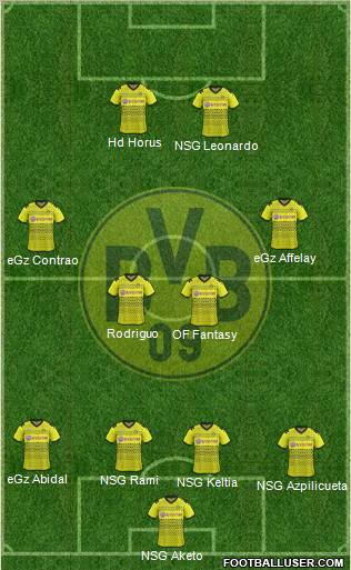 Borussia Dortmund Formation 2011