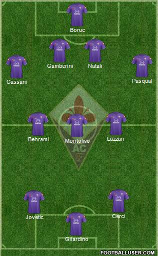 Fiorentina Formation 2011