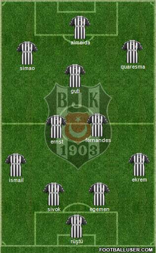 Besiktas JK Formation 2011