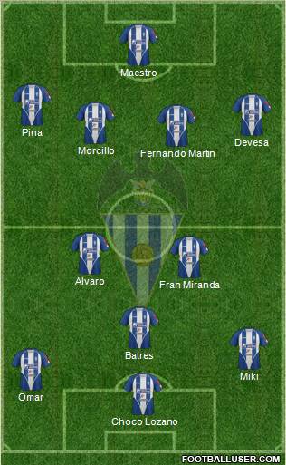C.D. Alcoyano Formation 2011